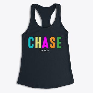 Chase Kansas Color Pop Women's Racerback Tank