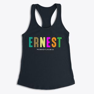 Ernest Pennsylvania Color Pop Women's Racerback Tank