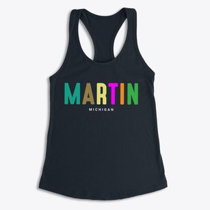 Martin Michigan Color Pop Women's Racerback Tank