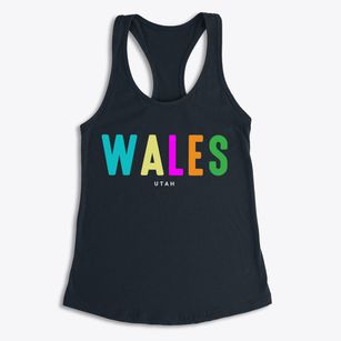 Wales Utah Color Pop Women's Racerback Tank