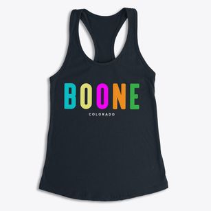 Boone Colorado Color Pop Women's Racerback Tank