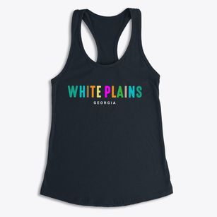 White Plains Georgia Color Pop Women's Racerback Tank