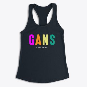 Gans Oklahoma Color Pop Women's Racerback Tank