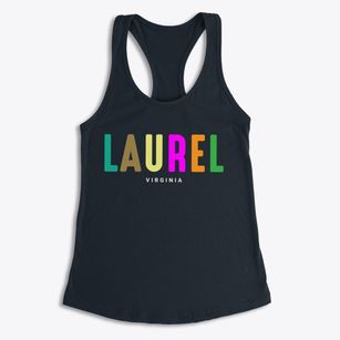 Laurel Virginia Color Pop Women's Racerback Tank