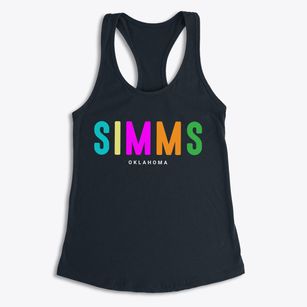 Simms Oklahoma Color Pop Women's Racerback Tank