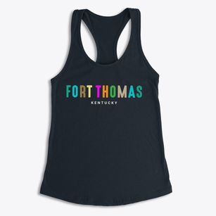 Fort Thomas Kentucky Color Pop Women's Racerback Tank