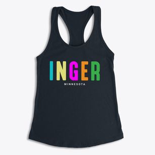Inger Minnesota Color Pop Women's Racerback Tank