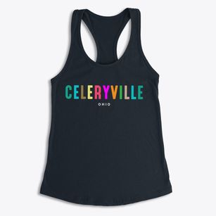 Celeryville Ohio Color Pop Women's Racerback Tank