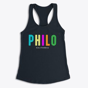 Philo California Color Pop Women's Racerback Tank