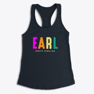 Earl North Carolina Color Pop Women's Racerback Tank