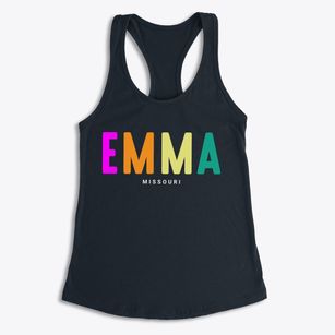 Emma Missouri Color Pop Women's Racerback Tank