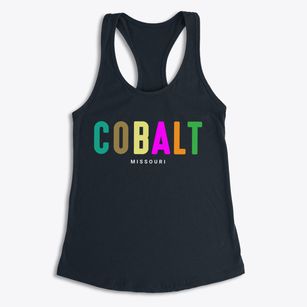 Cobalt Missouri Color Pop Women's Racerback Tank