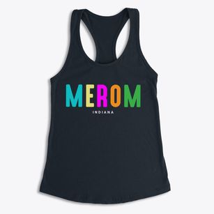 Merom Indiana Color Pop Women's Racerback Tank