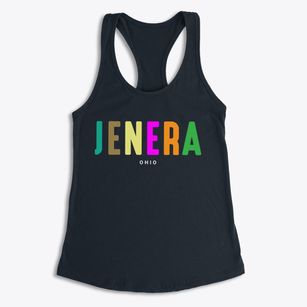 Jenera Ohio Color Pop Women's Racerback Tank