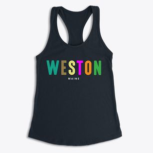 Weston Maine Color Pop Women's Racerback Tank