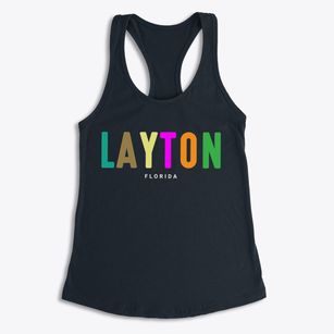 Layton Florida Color Pop Women's Racerback Tank
