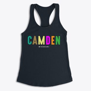 Camden Missouri Color Pop Women's Racerback Tank