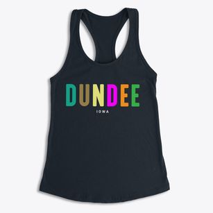 Dundee Iowa Color Pop Women's Racerback Tank