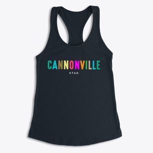 Cannonville Utah Color Pop Women's Racerback Tank