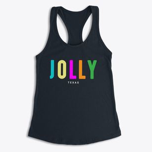 Jolly Texas Color Pop Women's Racerback Tank