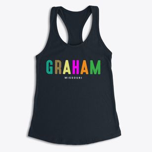 Graham Missouri Color Pop Women's Racerback Tank
