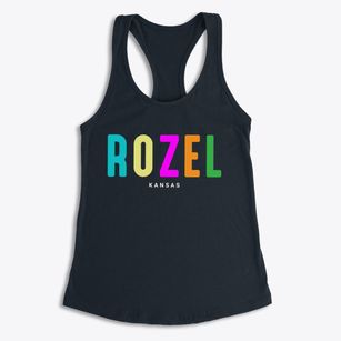 Rozel Kansas Color Pop Women's Racerback Tank