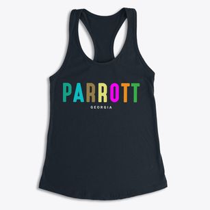 Parrott Georgia Color Pop Women's Racerback Tank