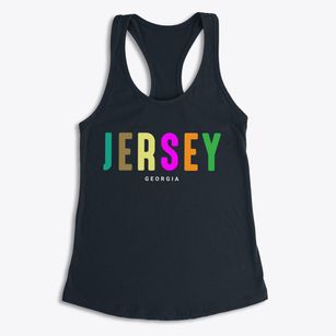 Jersey Georgia Color Pop Women's Racerback Tank