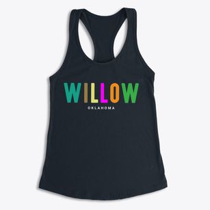 Willow Oklahoma Color Pop Women's Racerback Tank