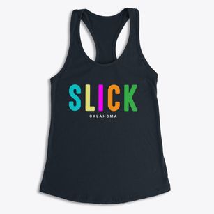 Slick Oklahoma Color Pop Women's Racerback Tank