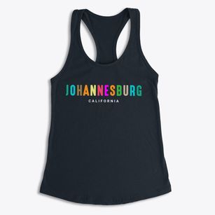 Johannesburg California Color Pop Women's Racerback Tank