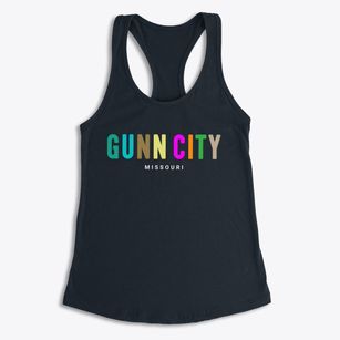 Gunn City Missouri Color Pop Women's Racerback Tank