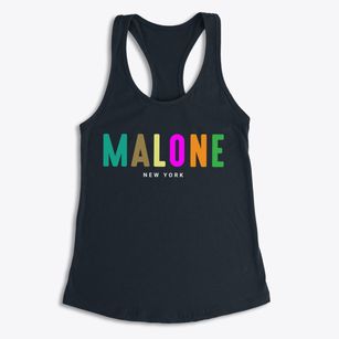 Malone New York Color Pop Women's Racerback Tank