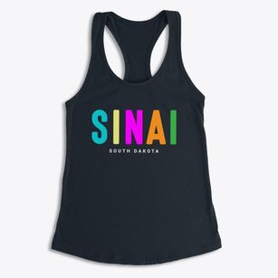 Sinai South Dakota Color Pop Women's Racerback Tank