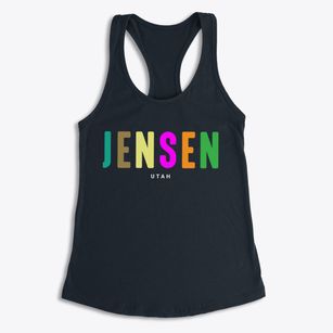 Jensen Utah Color Pop Women's Racerback Tank