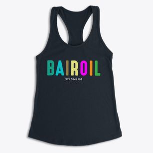 Bairoil Wyoming Color Pop Women's Racerback Tank