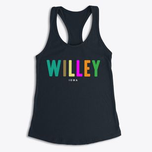 Willey Iowa Color Pop Women's Racerback Tank