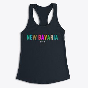 New Bavaria Ohio Color Pop Women's Racerback Tank