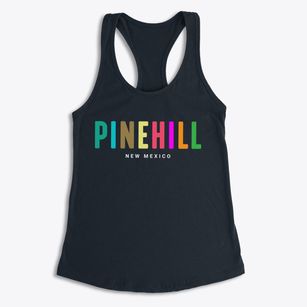 Pinehill New Mexico Color Pop Women's Racerback Tank