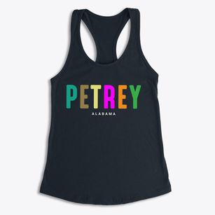Petrey Alabama Color Pop Women's Racerback Tank