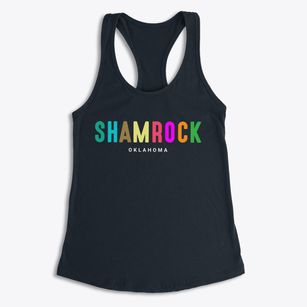 Shamrock Oklahoma Color Pop Women's Racerback Tank