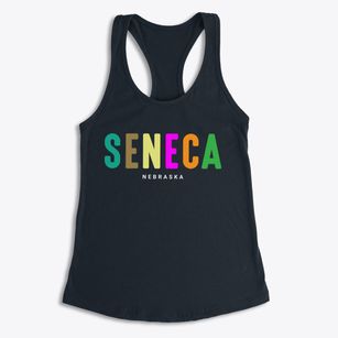 Seneca Nebraska Color Pop Women's Racerback Tank