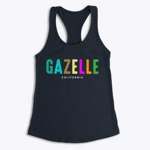 Gazelle California Color Pop Women's Racerback Tank