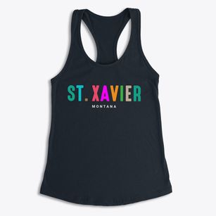 St. Xavier Montana Color Pop Women's Racerback Tank