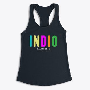Indio California Color Pop Women's Racerback Tank