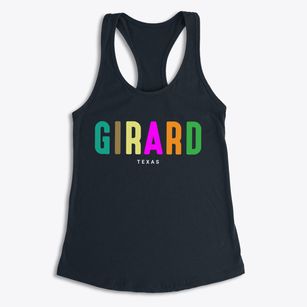 Girard Texas Color Pop Women's Racerback Tank