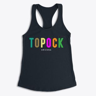 Topock Arizona Color Pop Women's Racerback Tank