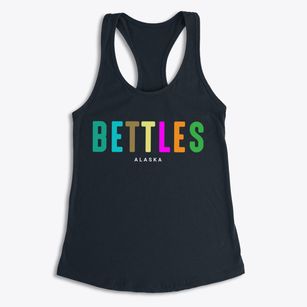 Bettles Alaska Color Pop Women's Racerback Tank