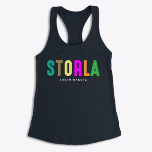 Storla South Dakota Color Pop Women's Racerback Tank