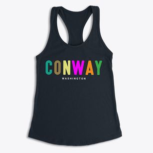 Conway Washington Color Pop Women's Racerback Tank